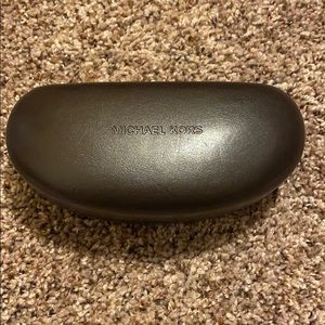 MK Brown Sunglass Case